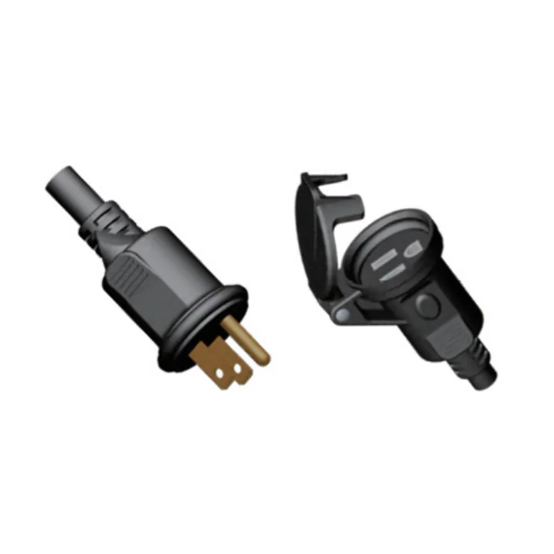 UL-gelistetes NEMA 5-15P auf C13-Netzkabel, 15 A, 1,8 m